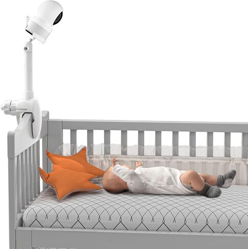 Clip Mount for VTech VM5463/RM5764HD/ RM5764-2HD/ RM5864HD /RM5864-2HD /RM7764HD/ RM7764-2HD/BM3800/BM4700/ BM5600/ BM5700 Baby Monitor Camera Without Tools or Wall Damage in Saudi Arabia