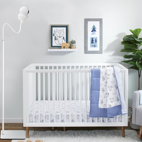 iTODOS Baby Monitor Floor Stand Holder for Babysense Video Baby Monitor V43/ HDS2/ V24R,Keep Baby Away from Touching,Strong and Heavy Metal Materials,More Safety in Saudi Arabia