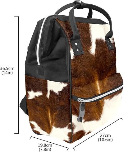 Black Gray Bats Diaper Bag Travel Backpack Large Capacity Multi-Function Zipper Casual Travel Backpacks for Mom Dad Unisex… in Saudi Arabia