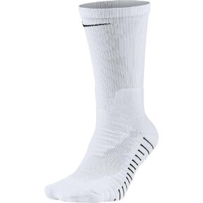 NIKE Unisex Vapor Crew Socks (1 Pair), White/Black, Large in Saudi Arabia