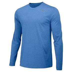 Nike Boys Legend Long Sleeve Athletic T-Shirt (Sky Blue, Youth - Medium) in Saudi Arabia