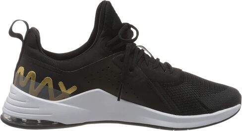 حذاء رياضي نسائي Air Max Bella Tr 3 من Nike, أسود وذهبي معدني مسطح - أبيض in Kuwait