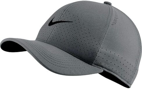 قبعة Nike Drifit AeroBill Classic 99 Golf Flex مقاس واحد لون رمادي, رمادي, One Size in Saudi Arabia