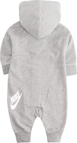 Nike Baby Hooded Coverall, Dark Grey Heather, 3 Months in Saudi Arabia