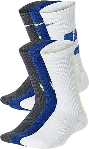 جوارب Nike Everyday مبطنة برسومات جرافيكية للجنسين والأطفال من نايك (6 أزواج) in Kuwait