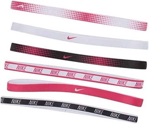 أربطة رأس نايك هيذرد 6 قطع أسود/أبيض/فولت OSFM in Kuwait