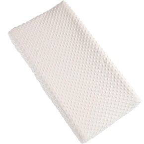 Solid Changing Table Pad Cover Cradle Sheet, Fits 32"/34''x16 Contoured Diaper Changing Pad, Ultra Soft Cozy Dots Plush Changing Table Covers, Breathable Wipeable Removable (Light Pink) in Saudi Arabia