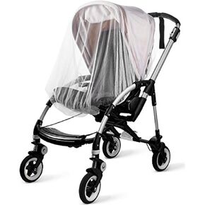 KIDLUF Mosquito and Bug Net for Baby Strollers, Bassinets, Cradles and Car Seats – Insect Net Safe Mesh White Buggy Cover for Pushchairs, Prams, and Carrycots in Saudi Arabia
