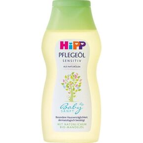 Hipp Baby Body Oil with Organic Almond Oil - 200 ml - German - in Saudi Arabia