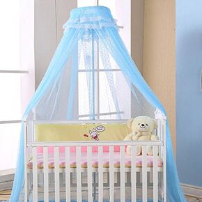 Mulaza Baby Mosquito Net Baby Toddler Bed Crib Dome Canopy Netting (Pink) in Saudi Arabia
