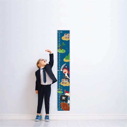 Ballerina Wall Sticker Growth Chart for Kids, Height Chart for Boys and Girls, Growth Chart Sticker, Growth Chart Decal in Kuwait