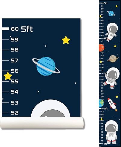 Ballerina Wall Sticker Growth Chart for Kids, Height Chart for Boys and Girls, Growth Chart Sticker, Growth Chart Decal in Kuwait
