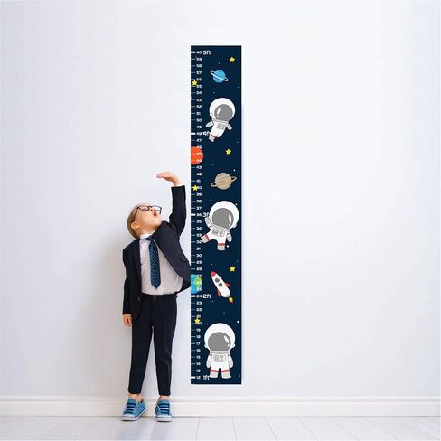 Ballerina Wall Sticker Growth Chart for Kids, Height Chart for Boys and Girls, Growth Chart Sticker, Growth Chart Decal in Kuwait