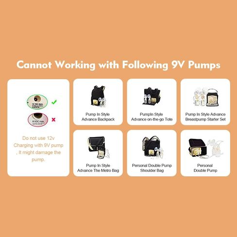 Smarkey 12v Portable Breast Pump Battery and Charger for S1 S2 Medela Pump-in-Style and Lactina Hygeia EnJoye (Easy for Outdoor and Travelling) in Kuwait