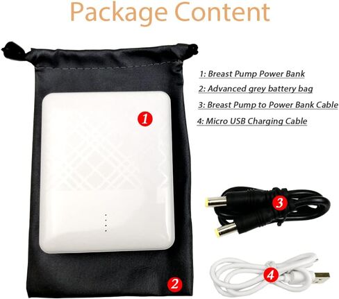 Smarkey 12v Portable Breast Pump Battery and Charger for S1 S2 Medela Pump-in-Style and Lactina Hygeia EnJoye (Easy for Outdoor and Travelling) in Kuwait