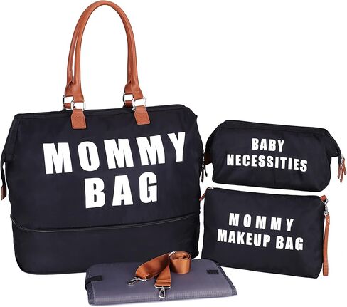 Upgrade Large Capacity Mommy Bag for Hospital, Labor and Delivery, Baby Diaper Bag, Maternity Tote Bag with Travel Organizers in Kuwait