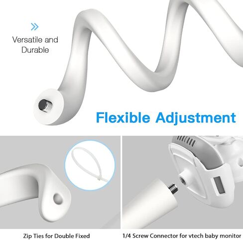 Clip Mount for VTech VM819/VM3252 Baby Monitor Without Tools or Wall Damage in Saudi Arabia