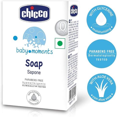 Chicco Baby Moments Soap, 75g in Saudi Arabia