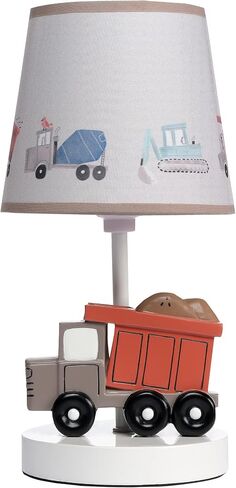 Bedtime Originals Construction Zone Truck Nursery Lamp with Shade & Bulb in Saudi Arabia