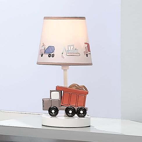 Bedtime Originals Construction Zone Truck Nursery Lamp with Shade & Bulb in Saudi Arabia