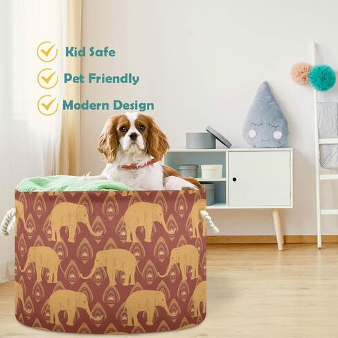 سلة تخزين visesunny باللون الأصفر الليموني مع أوراق الشجر الزرقاء، سلة قماش من القماش لتخزين الألعاب، صندوق تخزين، سلة غسيل لغرف الأطفال، غرفة اللعب، الأرفف، سلة الألعاب، سلة الهدايا in Kuwait