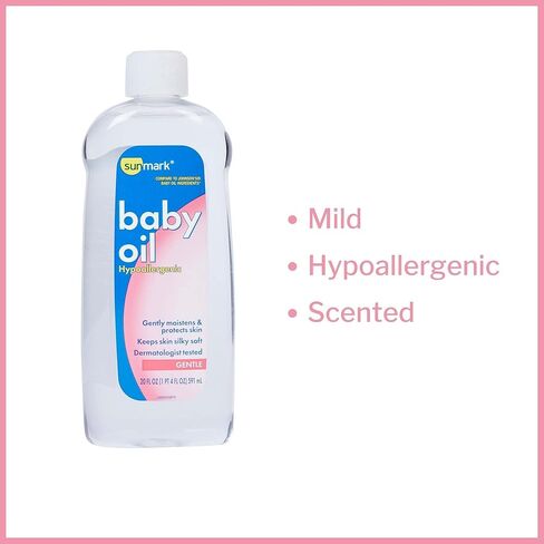 زيت الأطفال Sunmark، لا يسبب الحساسية، خفيف، 20 أونصة سائلة، عدد 1 in Kuwait