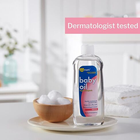 زيت الأطفال Sunmark، لا يسبب الحساسية، خفيف، 20 أونصة سائلة، عدد 1 in Kuwait