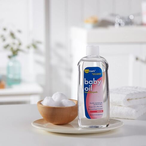 زيت الأطفال Sunmark، لا يسبب الحساسية، خفيف، 20 أونصة سائلة، عدد 1 in Kuwait