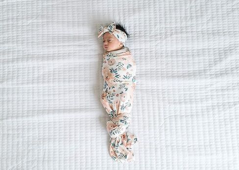 Copper Pearl Baby Bows: Stylish Headbands for Baby Girls, Premium Soft and Stretchy Baby Headbands, Perfect for Newborns, Trendy Designs - Ace in Saudi Arabia