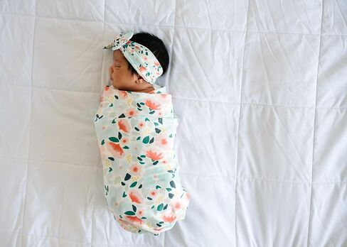Copper Pearl Baby Bows: Stylish Headbands for Baby Girls, Premium Soft and Stretchy Baby Headbands, Perfect for Newborns, Trendy Designs - Ace in Saudi Arabia