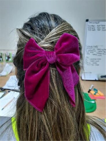 Sugarmelon Pack of 24 Large Linen Hair Clips for Girls Women - 24 PCS Hair Accessories for All Ages (Linen, One Size Fits All, Handmade, Various Occasions, Hair Clip, Hair Securing, Decorative) in Saudi Arabia