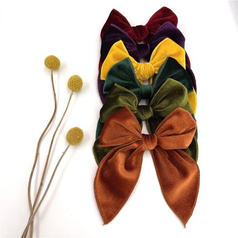 Sugarmelon Pack of 24 Large Linen Hair Clips for Girls Women - 24 PCS Hair Accessories for All Ages (Linen, One Size Fits All, Handmade, Various Occasions, Hair Clip, Hair Securing, Decorative) in Saudi Arabia
