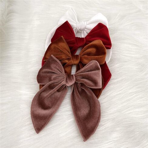 Sugarmelon Pack of 24 Large Linen Hair Clips for Girls Women - 24 PCS Hair Accessories for All Ages (Linen, One Size Fits All, Handmade, Various Occasions, Hair Clip, Hair Securing, Decorative) in Saudi Arabia