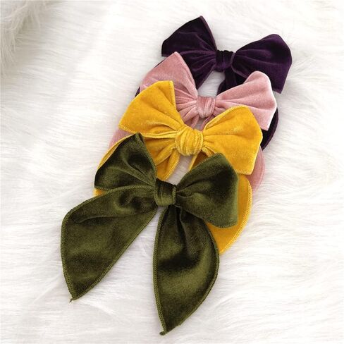 Sugarmelon Pack of 24 Large Linen Hair Clips for Girls Women - 24 PCS Hair Accessories for All Ages (Linen, One Size Fits All, Handmade, Various Occasions, Hair Clip, Hair Securing, Decorative) in Saudi Arabia