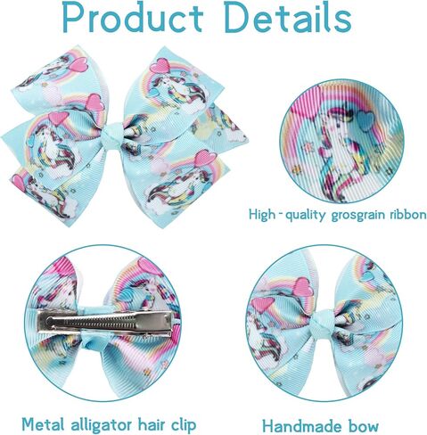 24 قطعة من مشابك شعر للفتيات الصغار بأطراف قوس قزح ومشابك شعر على شكل قوس قزح ومشابك شعر من التمساح وإكسسوارات شعر للفتيات الصغيرات والأطفال والأطفال (متعدد الألوان- 12 زوجًا) in Kuwait