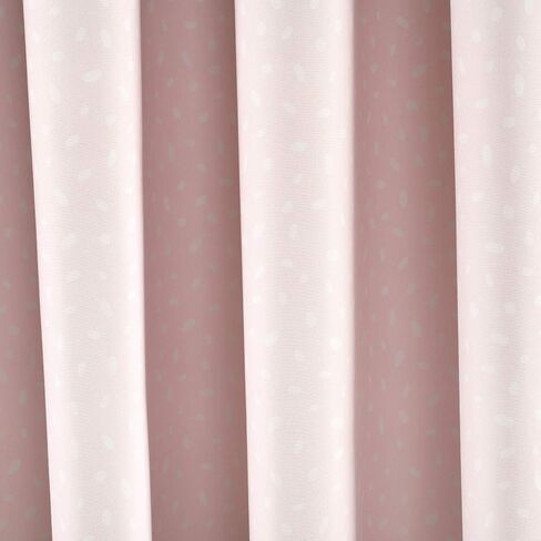 Lush Decor Baby Pixie Fox Geo Blackout Window Curtain Single Panel, Pink in Saudi Arabia