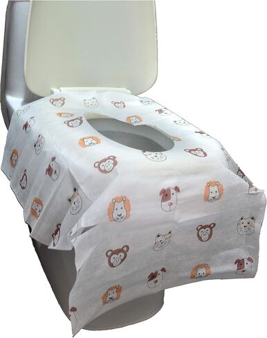 Disposable Toilet Seat Covers - Extra Large Size Perfect for Toddlers Potty Training and Great for Travel Both Kids and Adults (20) in Saudi Arabia
