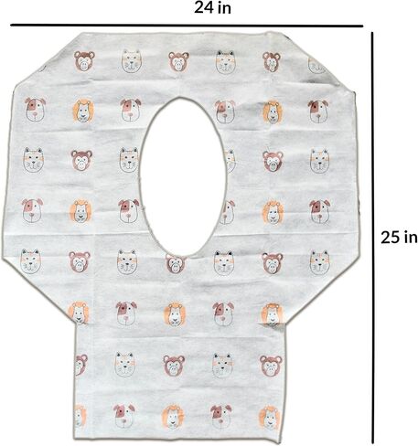 Disposable Toilet Seat Covers - Extra Large Size Perfect for Toddlers Potty Training and Great for Travel Both Kids and Adults (20) in Saudi Arabia