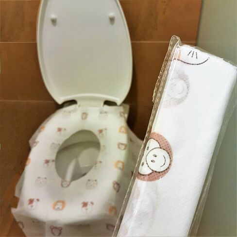 Disposable Toilet Seat Covers - Extra Large Size Perfect for Toddlers Potty Training and Great for Travel Both Kids and Adults (20) in Saudi Arabia