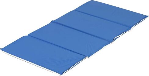 Children's Factory 1" Tough Duty Folding Blue Rest Mat, Classroom Nap Mats for Preschools & Daycares, Foam Napping Floor Mat for Kids & Toddlers (CF400-002) in Saudi Arabia