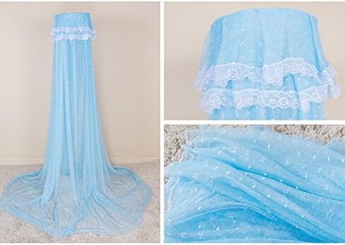 Mulaza Baby Mosquito Net Baby Toddler Bed Crib Dome Canopy Netting (Pink) in Saudi Arabia