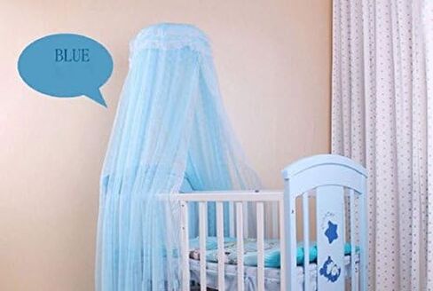 Mulaza Baby Mosquito Net Baby Toddler Bed Crib Dome Canopy Netting (Pink) in Saudi Arabia