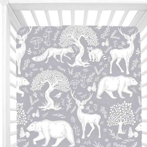 GFU Baby Crib Sheet for Boy, Super Soft Fitted Crib Sheet for Standard Crib and Toddler Mattresses, 52×28 Inch (Dinosaur&Space) in Saudi Arabia