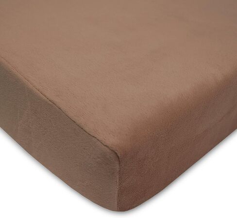 TL Care Heavenly Soft Chenille Fitted Crib Sheet 28" x 52", Warm and Cozy Neutral Chenille Sheet, Cream, for Boys and Girls, Fits Crib and Toddler Bed mattresses in Saudi Arabia
