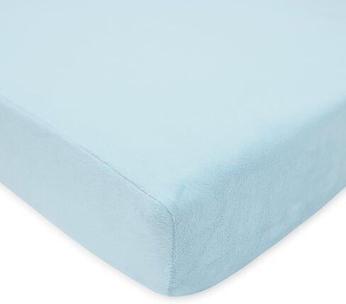 TL Care Heavenly Soft Chenille Fitted Crib Sheet 28" x 52", Warm and Cozy Neutral Chenille Sheet, Cream, for Boys and Girls, Fits Crib and Toddler Bed mattresses in Saudi Arabia