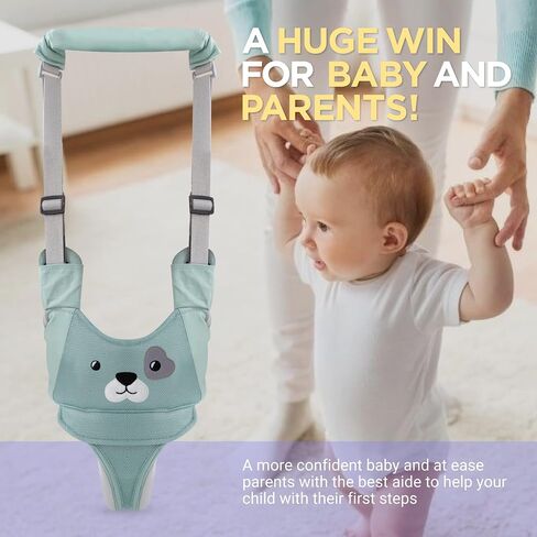 Baby Walking Harness - Handheld Kids Walker Helper - Toddler Infant Walker Harness Assistant Belt - Child Baby Walk Learning Help Support Assist Trainer Tool - for 7-24 Month Old in Saudi Arabia