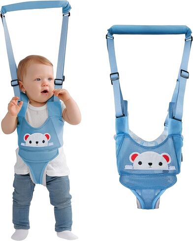 Baby Walking Harness - Handheld Kids Walker Helper - Toddler Infant Walker Harness Assistant Belt - Child Baby Walk Learning Help Support Assist Trainer Tool - for 7-24 Month Old in Kuwait