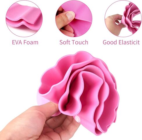 6 قطع من قبعة استحمام الأطفال الرضع من لاموتور قبعة قناع حمام قبعة قابلة للتعديل لغسيل شعر الأطفال الصغار والأطفال (باللون الوردي والأزرق والأصفر in Kuwait