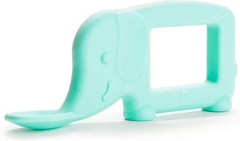 ملعقة عضاضة من السيليكون من Munchkin® The Baby Toon™، على شكل فيل ونعناع (كما تشاهد في Shark Tank) in Kuwait