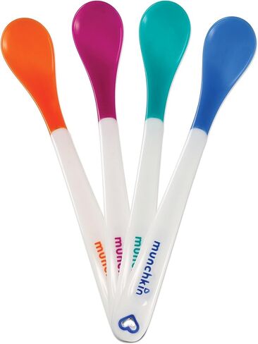 Munchkin® White Hot® Safety Baby Spoons, BPA Free, 4 Pack, Polypropylene in Saudi Arabia